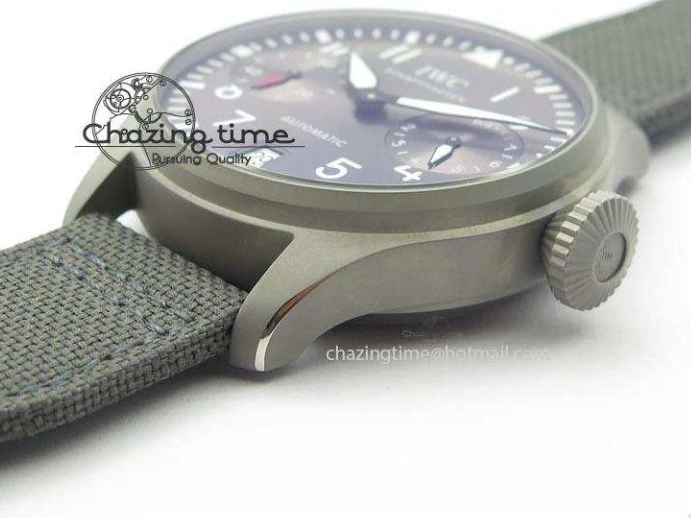 MIROTIME 1230 SunProtective Big Pilot Real PR IW500910 “Patrouille Suisse” ZF 1:1 Best Edition On Gray Nylon Strap 7278